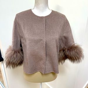 Linda Richards cashmere and fur
